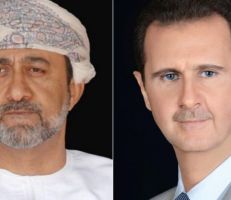 الرئيس الأسد يتلقى برقية تهنئة من سلطان عُمان في ذكرى الجلاء .