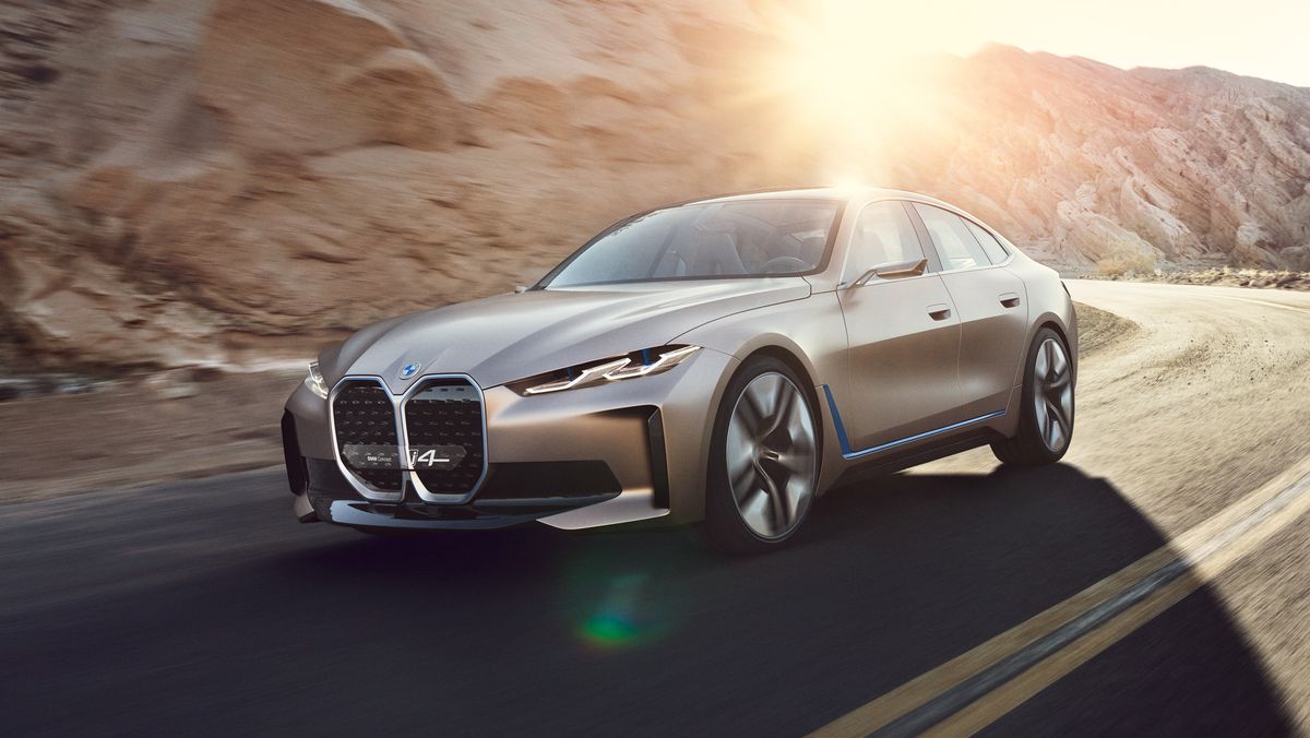 سيارة i4 2021 : الجيل الجديد من سيارات BMW الكهربائية (صور)