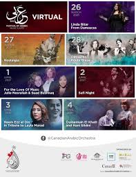 بمشاركة سورية مهرجان الموسيقى والفنون العربية ينطلق افتراضياً في كندا